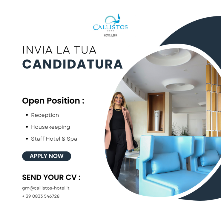 Opportunità di carriera, invia il tuo CV