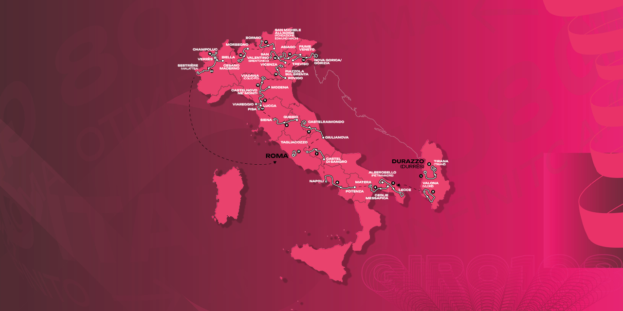 Il Giro d’Italia farà tappa nel Salento